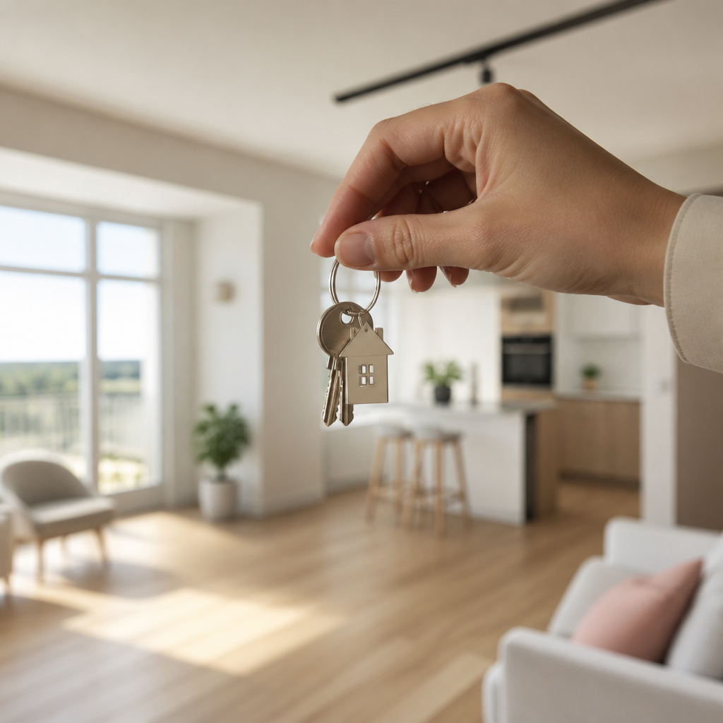 Entrega de llaves de apartamento nuevo en Bogotá